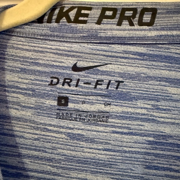 Nike Men's Heathered Blue Short Sleeve Tee - Picture 2 of 4